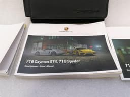 PORSCHE Porsche Cayman 718 GT4 Service Booklet Service Booklet Owners Manual Handbook — thumbnail 6
