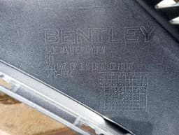 BENTLEY BENTLEY CONTINENTAL GT 18-24 3S 3SD Front Bumper 3SD807437 USA Front Bumper — thumbnail 4