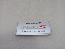 MCLAREN McLaren 720S Spider 14NB724CP LOGO EMBLEM SHIELD BADGE — thumbnail 2