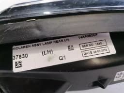 MCLAREN McLaren 720S left rear light 14AA262CP tail light euro left LED — thumbnail 8