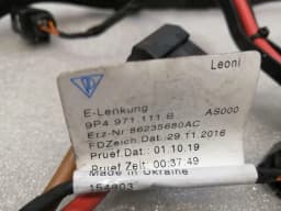 PORSCHE Porsche Cayman 718 GT4 Steering Rack Wiring 9P4971111B Wiring Harness — thumbnail 4