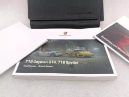 PORSCHE Porsche Boxster 718 GT4 Service Booklet Owners Manual Manual — thumbnail 4