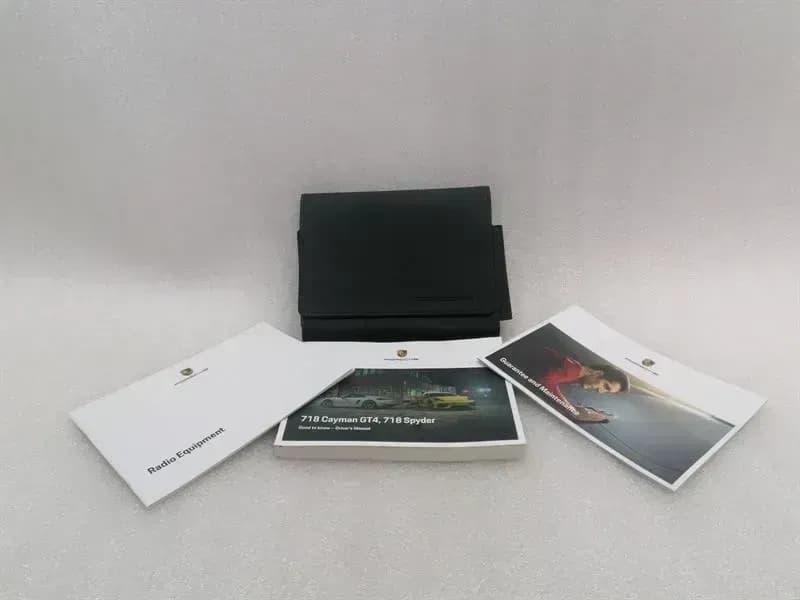 PORSCHE Porsche Boxster 718 GT4 Service Booklet Owners Manual Manual