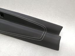 PORSCHE PORSCHE CAYMAN 718 LEATHER SILVER DOOR SILL 991555121001E0 RIGHT HAND DRIVE RHD — thumbnail 2