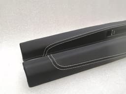 PORSCHE PORSCHE CAYMAN 718 LEATHER SILVER DOOR SILL 991555121001E0 RIGHT HAND DRIVE RHD — thumbnail 3