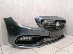 MERCEDES-BENZ MERCEDES C63 AMG MK1 W205 FRONT BUMPER A2058804701 COMPLETE FRONT BUMPER — thumbnail 2