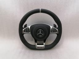 MERCEDES-BENZ MERCEDES C63 AMG W205 STEERING WHEEL A2054602703 STEERING WHEEL COMPLETE A0008601603 — thumbnail 1