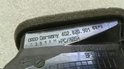 AUDI Audi RS6 4G RHD Left Air Vent 4G2820901 Right Hand Drive — thumbnail 7