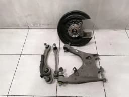 BENTLEY BENTLEY CONTINENTAL GT V8 Left Rear Hub 3W0505435A Wheel Bearing Housing Left SET — thumbnail 1