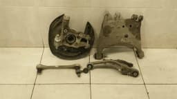BENTLEY Bentley Continental GTC V8 Left Rear Hub 3W0505435A Wheel Bearing Housing Left SET — thumbnail 10