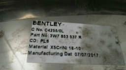 BENTLEY BENTLEY CONTINENTAL GTC V8S Door Sill 3W7853537R Entry Bar Set V8 SPEED — thumbnail 8