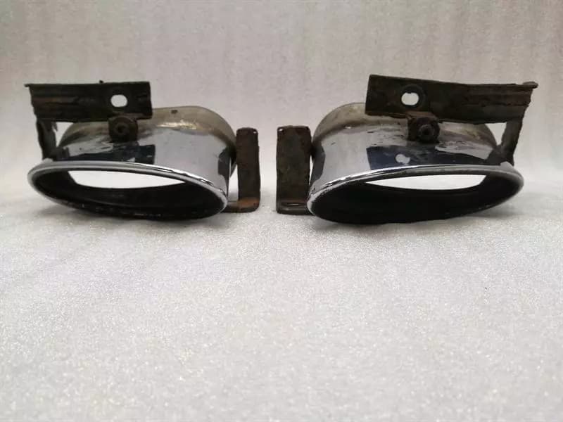 Bentley Continental GTC V8S exhaust muffler tip 3W0253681C tailpipe exhaust cover