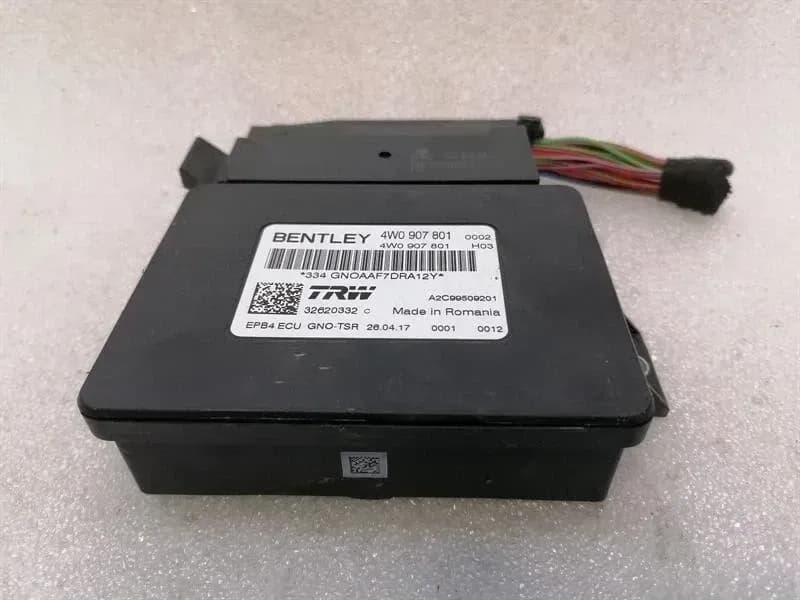 BENTLEY BENTLEY CONTINENTAL GT PARKING BRAKE ECU MODULE PARK BRAKE 4W0907801 Control Unit