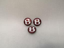 BENTLEY Bentley Continental GT V8S Wheel Logo Cap 4W0601170 Wheel Cover Red Label — thumbnail 4