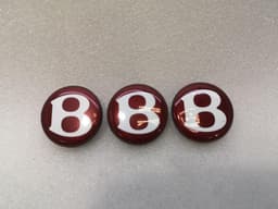 BENTLEY Bentley Continental GT V8S Wheel Logo Cap 4W0601170 Wheel Cover Red Label — thumbnail 1