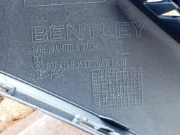BENTLEY BENTLEY CONTINENTAL GT 18-24 3S 3SD Front Bumper 3SD807437 Front Bumper — thumbnail 10