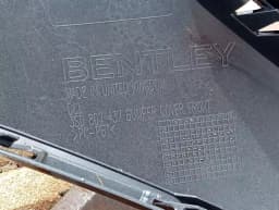 BENTLEY BENTLEY CONTINENTAL GT 18-24 3S 3SD Front Bumper 3SD807437 Front Bumper — thumbnail 10