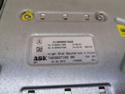 MERCEDES-BENZ Mercedes GT C190 GTS S COUPE Amplifier A1909007800 Amplifier HIGH END BURMESTER — thumbnail 5