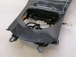 MERCEDES-BENZ MERCEDES C63 AMG W205 CARBON CONSOLE TRIM A2056803801 IWC CLOCK BAR COVER — thumbnail 9