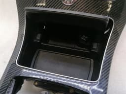 MERCEDES-BENZ MERCEDES C63 AMG W205 CARBON CONSOLE TRIM A2056803801 IWC CLOCK BAR COVER — thumbnail 8