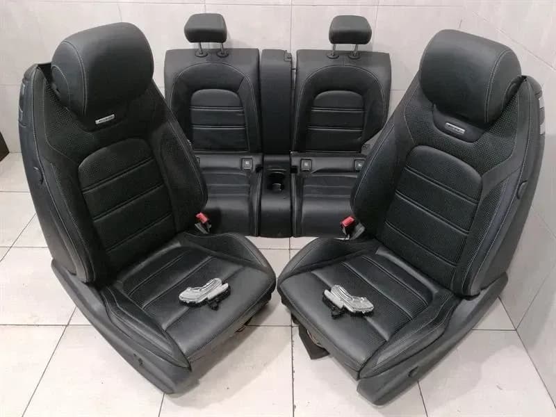 MERCEDES-BENZ MERCEDES C63 AMG INTERIOR SEAT SET W205 COUPE SEAT SET HEATED MEMORY ELECTRIC