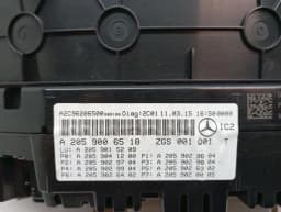 MERCEDES-BENZ Mercedes C Class W205 Instrument Cluster A2059006518 Speedometer — thumbnail 6