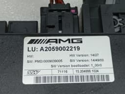 MERCEDES-BENZ MERCEDES C W205 ELECTRONIC MODULE A2059002219 ECU ACTIVE ENGINE MOUNT — thumbnail 6