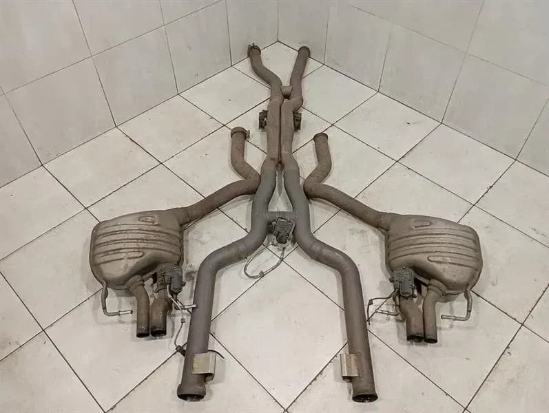 MERCEDES-BENZ Mercedes C63 AMG W205 exhaust silencer A2054900735 exhaust silencer set