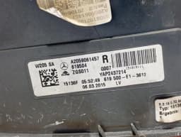 MERCEDES-BENZ Mercedes C Class W205 Right Rear Light A2059061457 Tail Light Rear Right — thumbnail 10