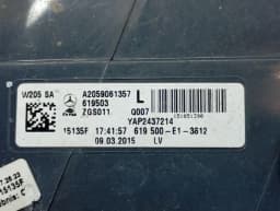 MERCEDES-BENZ Mercedes C Class W205 Left Rear Light A2059061357 Rear Left Tail Light — thumbnail 4