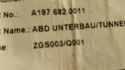 MERCEDES-BENZ Mercedes GT C190 GT R AMG UNDERTRAY A1976820011 underfloor trim — thumbnail 9