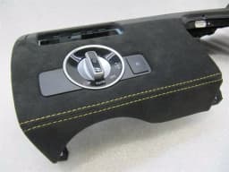 MERCEDES-BENZ MERCEDES GT C190 GTR A19068017871C88 KNEE COVER RHD YELLOW STITCHING ALCANTARA — thumbnail 5