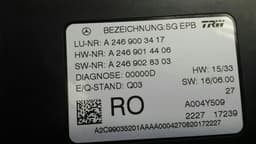 MERCEDES-BENZ Mercedes GT C190 GTR Park Brake Modules A2469003417 Control Unit PBM — thumbnail 9
