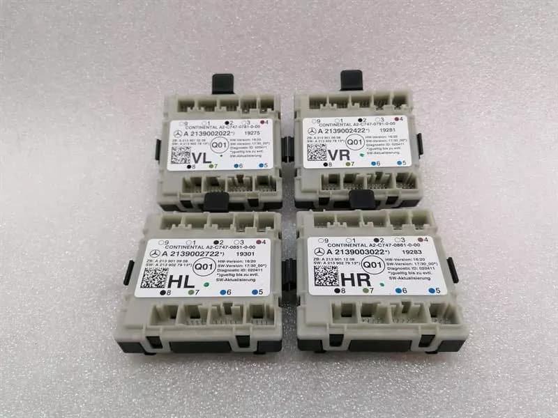MERCEDES GT 4-DOOR X290 GT63S Door Module Set A2139002022 ECU Door Set