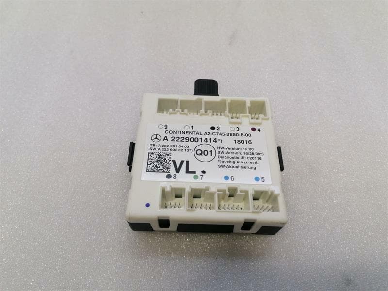 MERCEDES-BENZ MERCEDES C CLASS W205 LEFT DOOR ELECTRONIC MODULE A2229001414 DOOR ECU