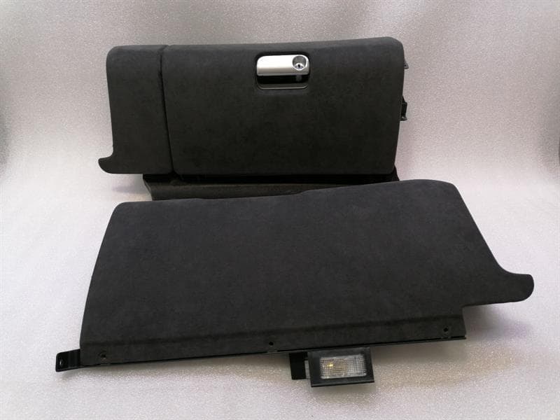 Porsche 911 997 Alcantara Glovebox Set + LOGO 99755244302 RIGHT HANDLE RHD