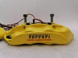 FERRARI FERRARI ROME F169 Brake Caliper 829677 REAR YELLOW SET — thumbnail 2