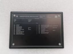 FERRARI FERRARI ROMA F169 PERSONALISATION PLATE PERSONALISATION PLATE — thumbnail 2