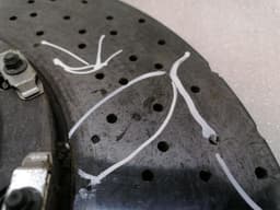FERRARI Ferrari Roma F169 Brake Disc Front 336085 Front Brake Disc Right with Defects — thumbnail 7