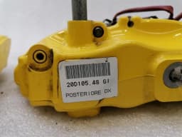 FERRARI FERRARI ROME F169 Brake Caliper 829677 REAR YELLOW SET — thumbnail 9