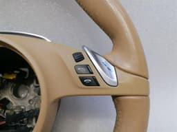 PORSCHE Porsche 911 991 Steering Wheel 99134780318 Steering Wheel PDK LUXURY BEIGE HEATED — thumbnail 3