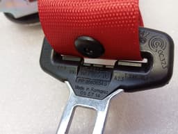 PORSCHE Porsche 911 991 Front Seat Belt Set 99180303305 Seat Belt Front Convertible Red — thumbnail 5