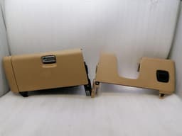 PORSCHE Porsche 911 991 Glovebox 99155220308 LuxorBeige FULL LEATHER RHD RIGHT HANDLEBAR — thumbnail 1