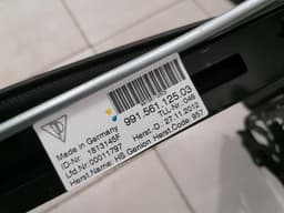 PORSCHE Porsche 911 991 convertible Electric Wind Deflector 99156112503 Wind Bulb Black — thumbnail 8