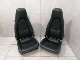 PORSCHE Porsche 911 997 12-Way 12-Way Electric Memory Seats Sea Blue Leather Seats RHD — thumbnail 1