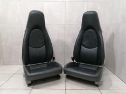 PORSCHE Porsche 911 997 12-Way 12-Way Electric Memory Seats Sea Blue Leather Seats RHD — thumbnail 2