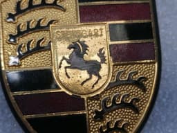 PORSCHE PORSCHE 911 997 99655921101 LOGO BADGE EMBLEM — thumbnail 3