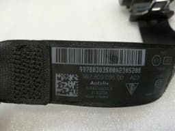PORSCHE Porsche 911 997 rear seatbelt set 99780303600 seat belt rear set convertible — thumbnail 9