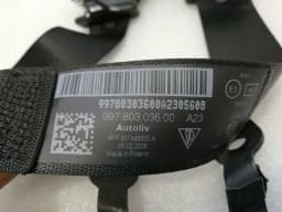 PORSCHE Porsche 911 997 rear seatbelt set 99780303600 seat belt rear set convertible — thumbnail 8