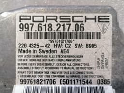 PORSCHE Porsche 911 997 Safety Module ECU 99761821706 Air Control Unit SRS — thumbnail 5
